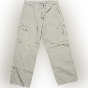 Wrangler Cargo Pants 34 Khaki Tan Casual Carpenter Durable Workwear Outdoor